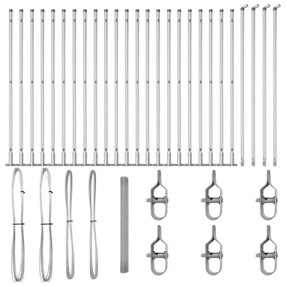 Palo della recinzione Argento | homemem39