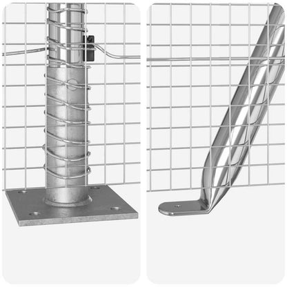 Palo della recinzione Argento | homemem39
