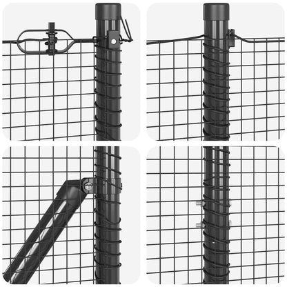 Palo della recinzione Grigio | homemem39