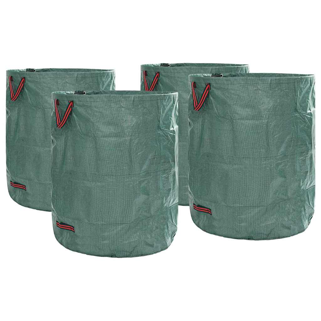 Sacchi per Rifiuti da Giardino 4 pcs Verde 79 x 79 x 99,5 cm