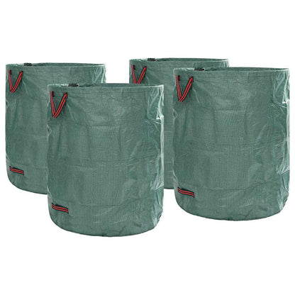 Sacchi per Rifiuti da Giardino 4 pcs Verde 79 x 79 x 99,5 cm