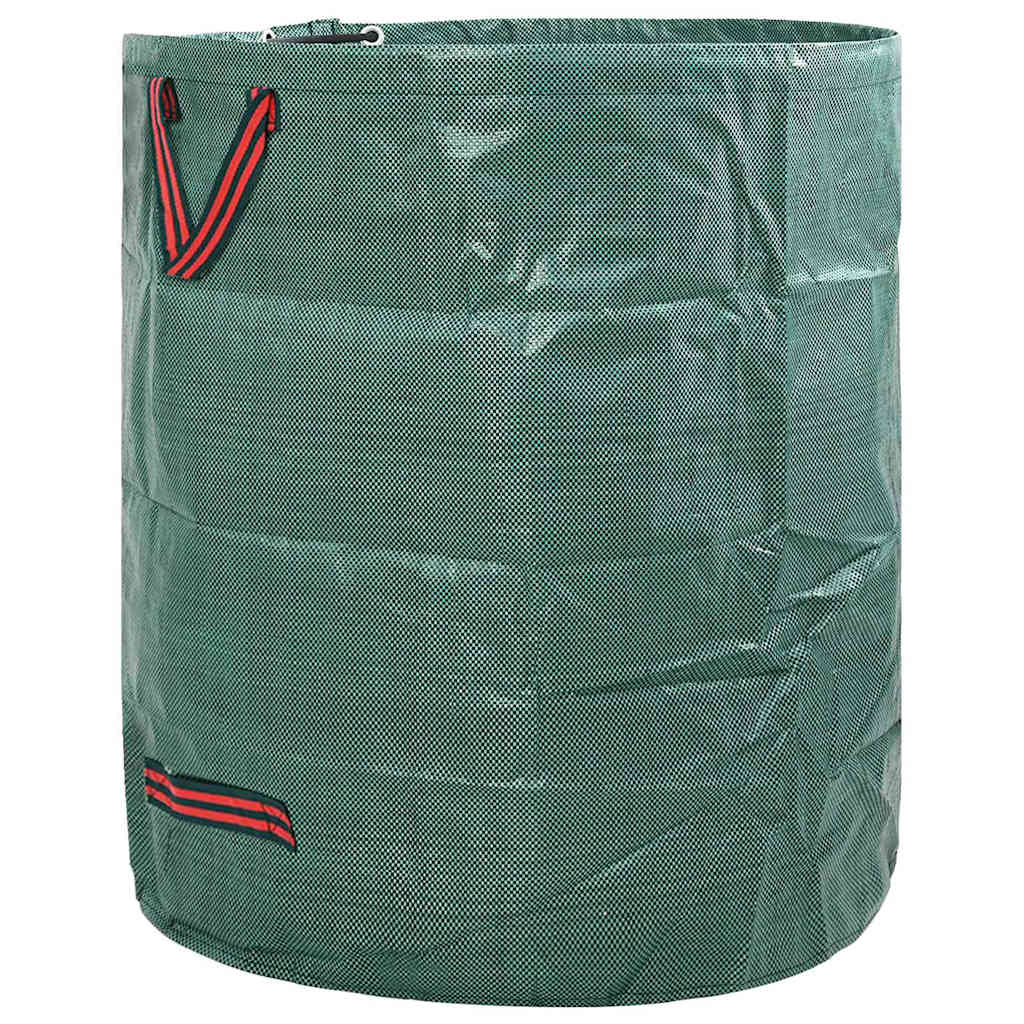 Sacchi per Rifiuti da Giardino 12 pcs Verde 67 x 67 x 75,5 cm