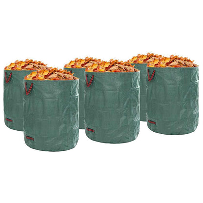 Sacchi per Rifiuti da Giardino 12 pcs Verde 79 x 79 x 99,5 cm
