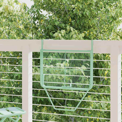 Tavolo Appeso da Balcone Verde menta 60 x 39 x 65 cm Acciaio