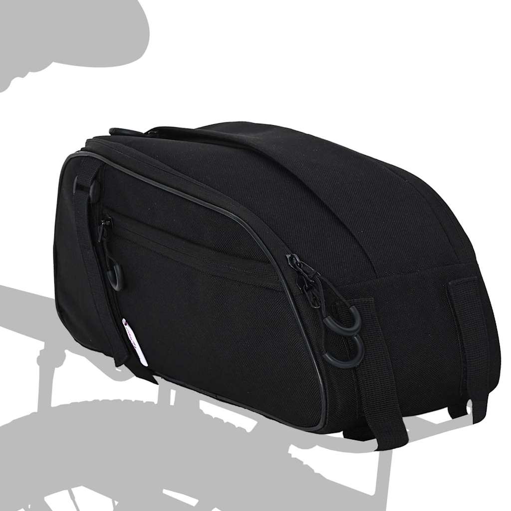 Borsa per biciclette Nero 38 x 16 x 16 cm Poliestere | homemem39