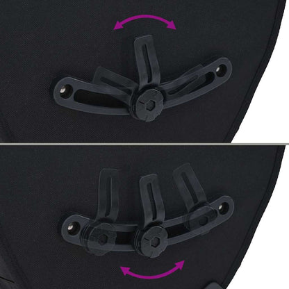 Borsa per biciclette Nero 32,5 x 17 x 57 cm Poliestere | homemem39