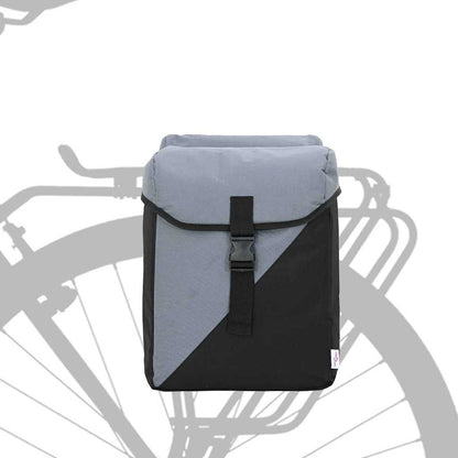 Borsa per biciclette Grigio e Nero 31.5 x 15.5 x 40 cm