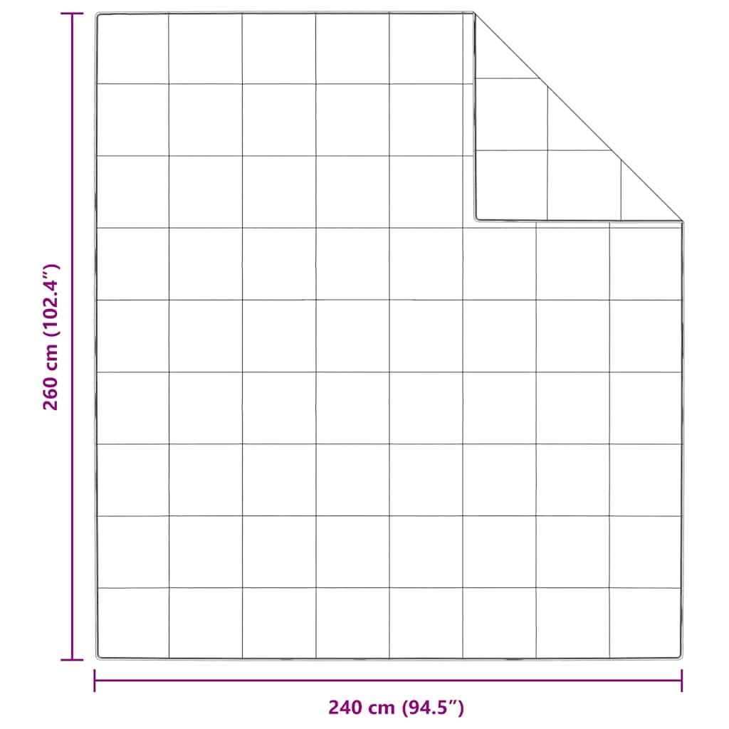 Duvet Invernale Bianco 240 x 260 cm Piuma