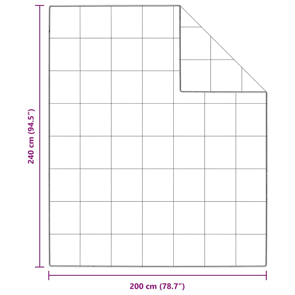 Duvet Estivo Bianco 240 x 200 cm Piuma