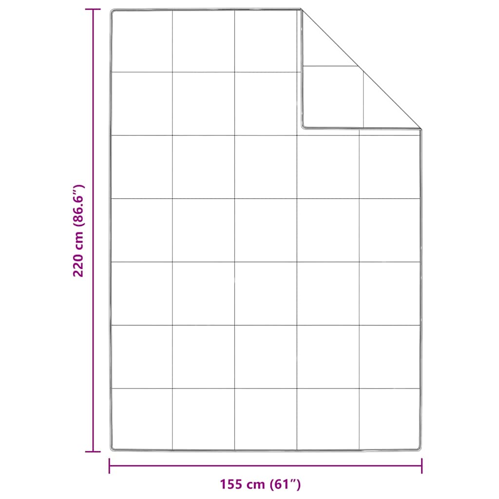 Duvet Estivo Bianco 155 x 220 cm Piuma