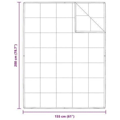 Quilt e Piumini Bianco 155 x 200 cm Piume