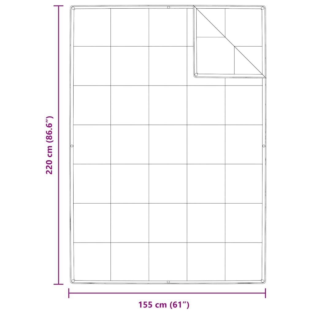 Duvet 2-in-1 Bianco 155 x 220 cm Piuma | homemem39
