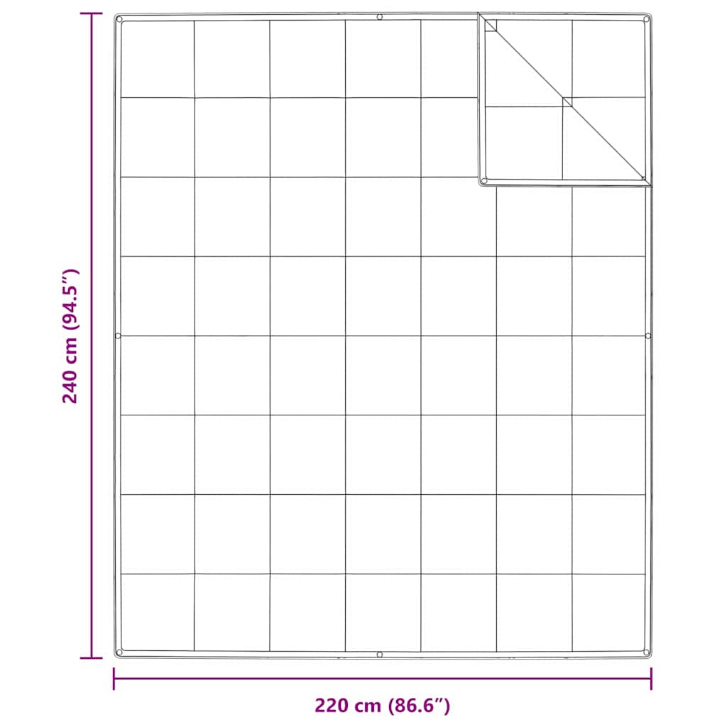 Duvet 2-in-1 Bianco 240 x 220 cm Piuma | homemem39