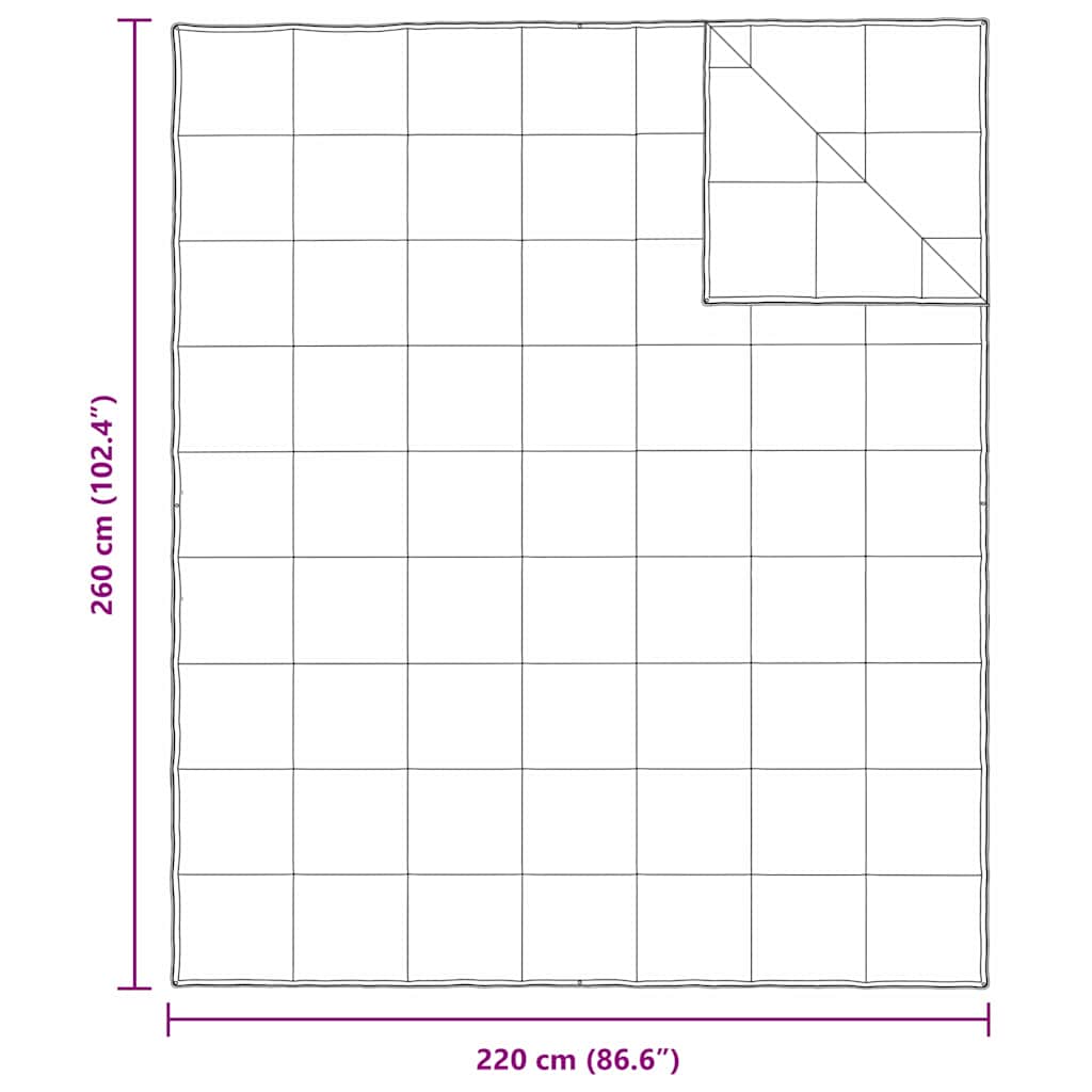 Duvet 2-in-1 Bianco 260 x 220 cm Piuma
