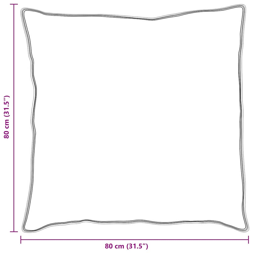 Cuscino con cuscino Bianco 80 x 80 cm Piuma | homemem39