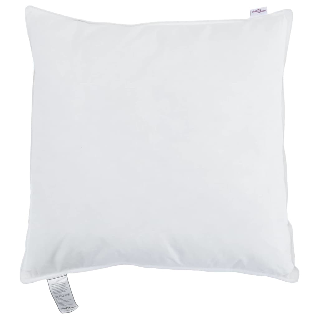 Cuscino con cuscino 2 pcs Bianco 40 x 40 cm Piuma | homemem39