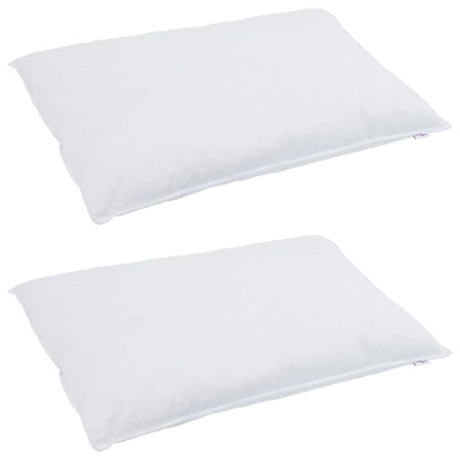 Cuscino con cuscino 2 pcs Bianco 40 x 80 cm Piuma | homemem39