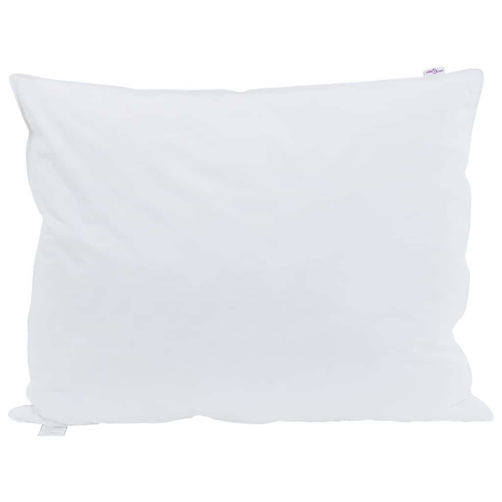 Cuscino con cuscino 2 pcs Bianco 50 x 75 cm Piuma