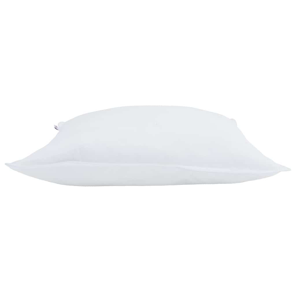 Cuscino con cuscino 2 pcs Bianco 60 x 60 cm Piuma
