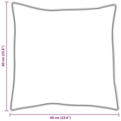 Cuscino con cuscino 2 pcs Bianco 60 x 60 cm Piuma | homemem39