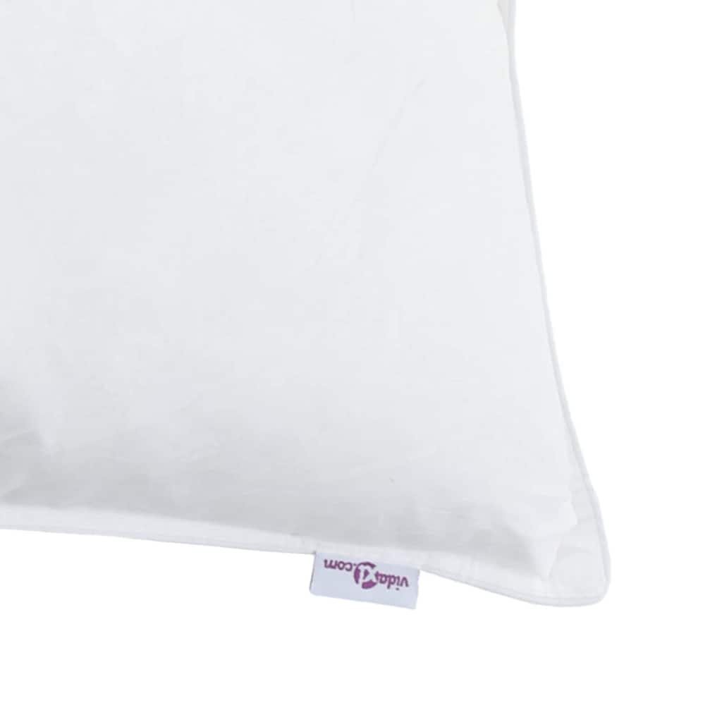 Cuscino con cuscino 2 pcs Bianco 65 x 65 cm Piuma | homemem39
