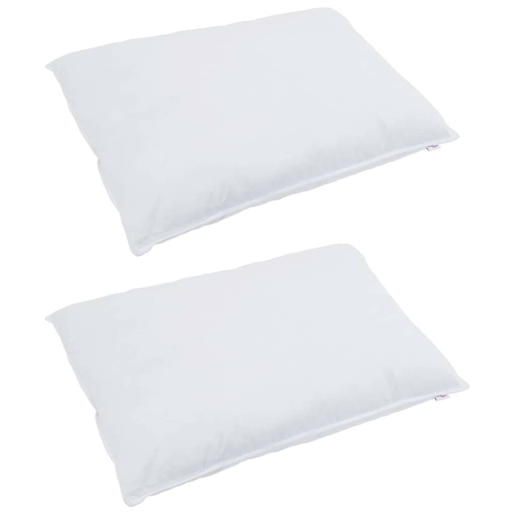 Cuscino con cuscino 2 pcs Bianco 60 x 80 cm Piuma | homemem39