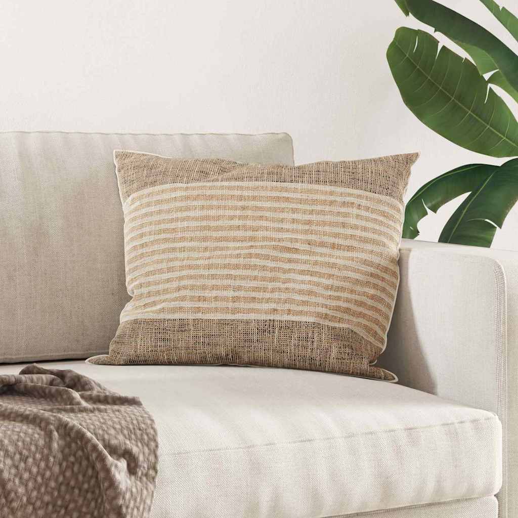 Cuscino 50 x 70 cm Cotone Bianco | homemem39