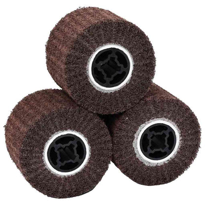 Rulli Abrasivi 3 pcs Marrone 12 x 12 x 10 cm Fibre sintetiche | homemem39