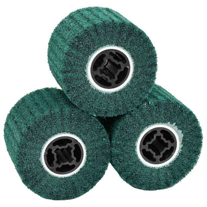 Rulli Abrasivi 3 pcs Verde 12 x 12 x 10 cm Fibre sintetiche
