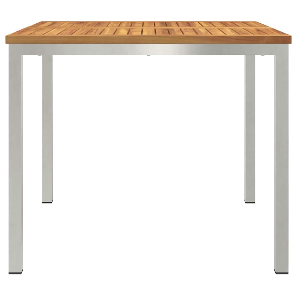 TavolodaPranzo Marrone 90 x 90 x 75 cm Legno di Acacia Massello | homemem39
