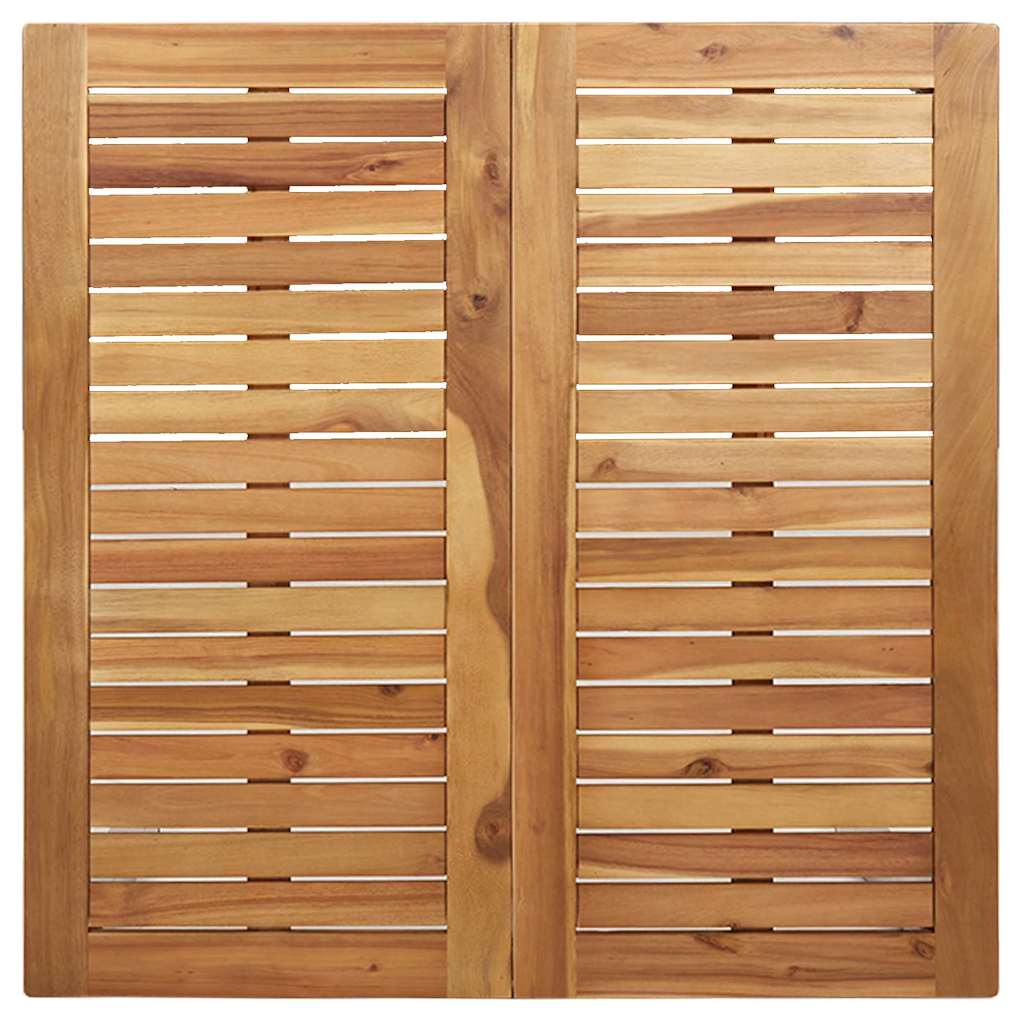 TavolodaPranzo Marrone 90 x 90 x 75 cm Legno di Acacia Massello | homemem39