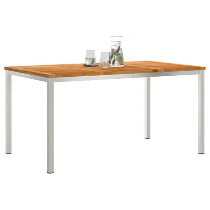 TavolodaPranzo Marrone 150 x 90 x 75 cm Legno di teak solido | homemem39