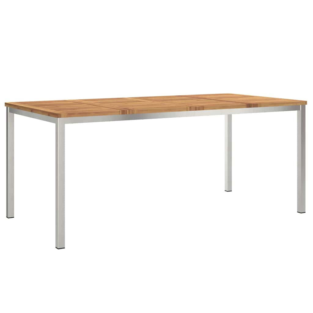 TavolodaPranzo Marrone Legno di Acacia Massello | homemem39