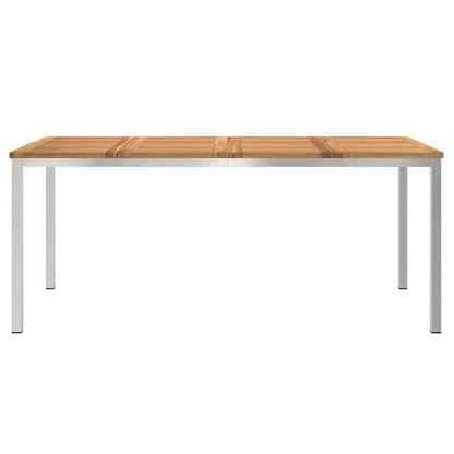 TavolodaPranzo Marrone Legno di Acacia Massello | homemem39