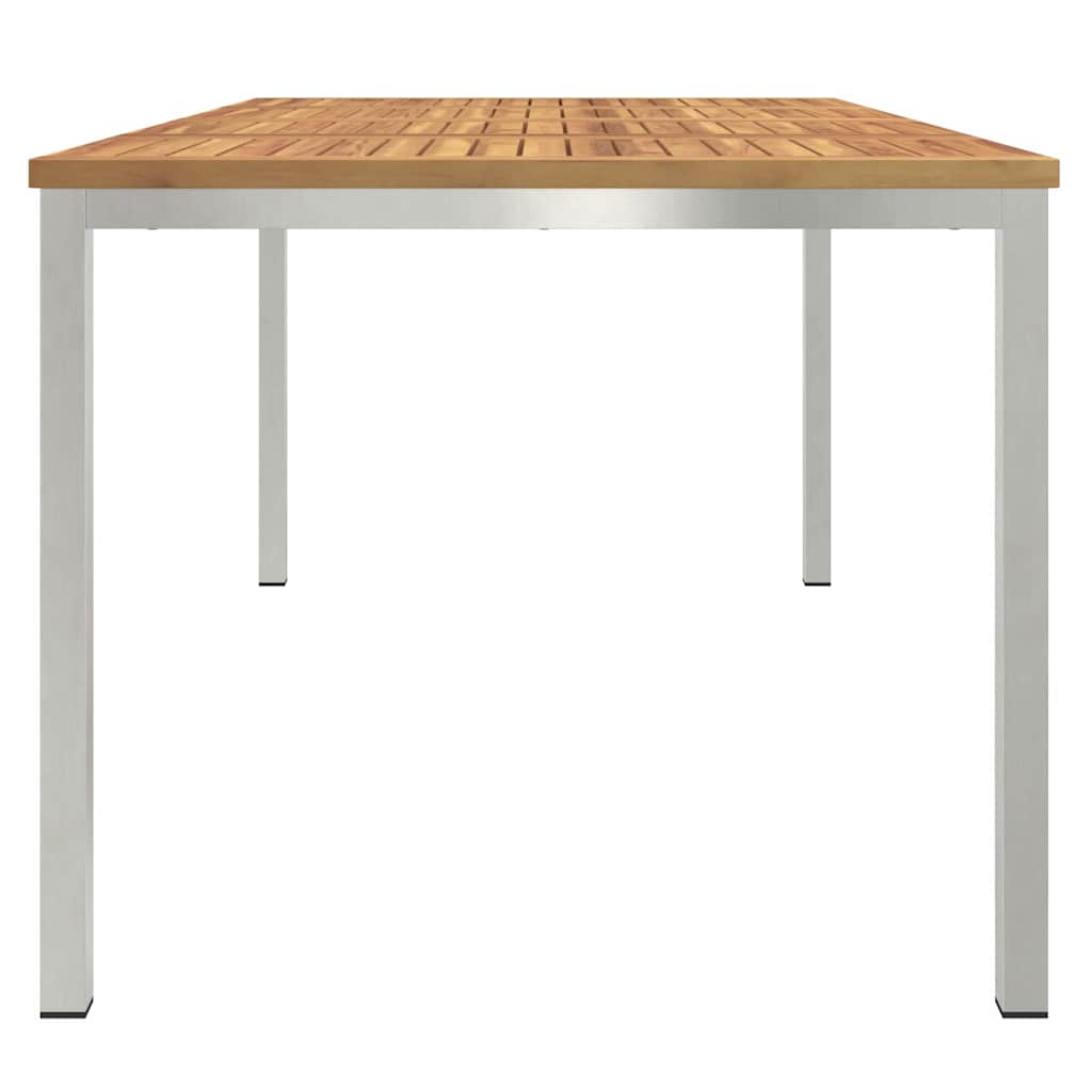 TavolodaPranzo Marrone Legno di Acacia Massello | homemem39