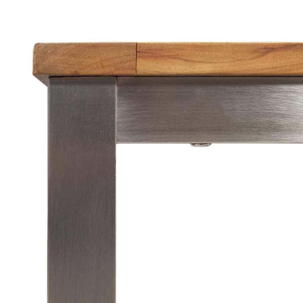 TavolodaPranzo Marrone Legno di Acacia Massello | homemem39