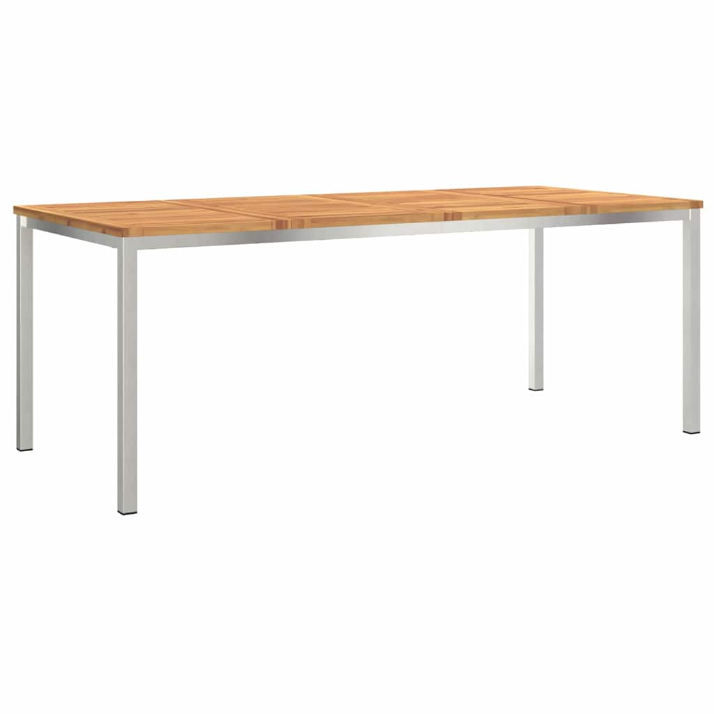 TavolodaPranzo Marrone Legno di Acacia Massello | homemem39