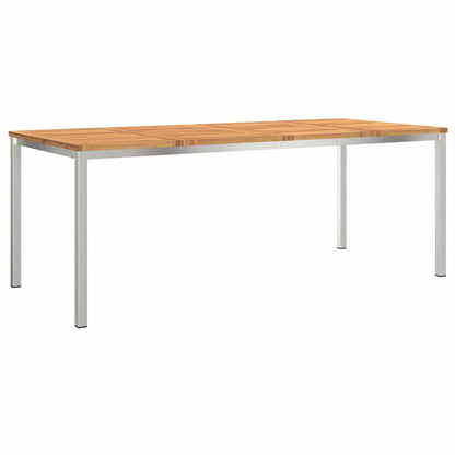 TavolodaPranzo Marrone Legno di Acacia Massello | homemem39