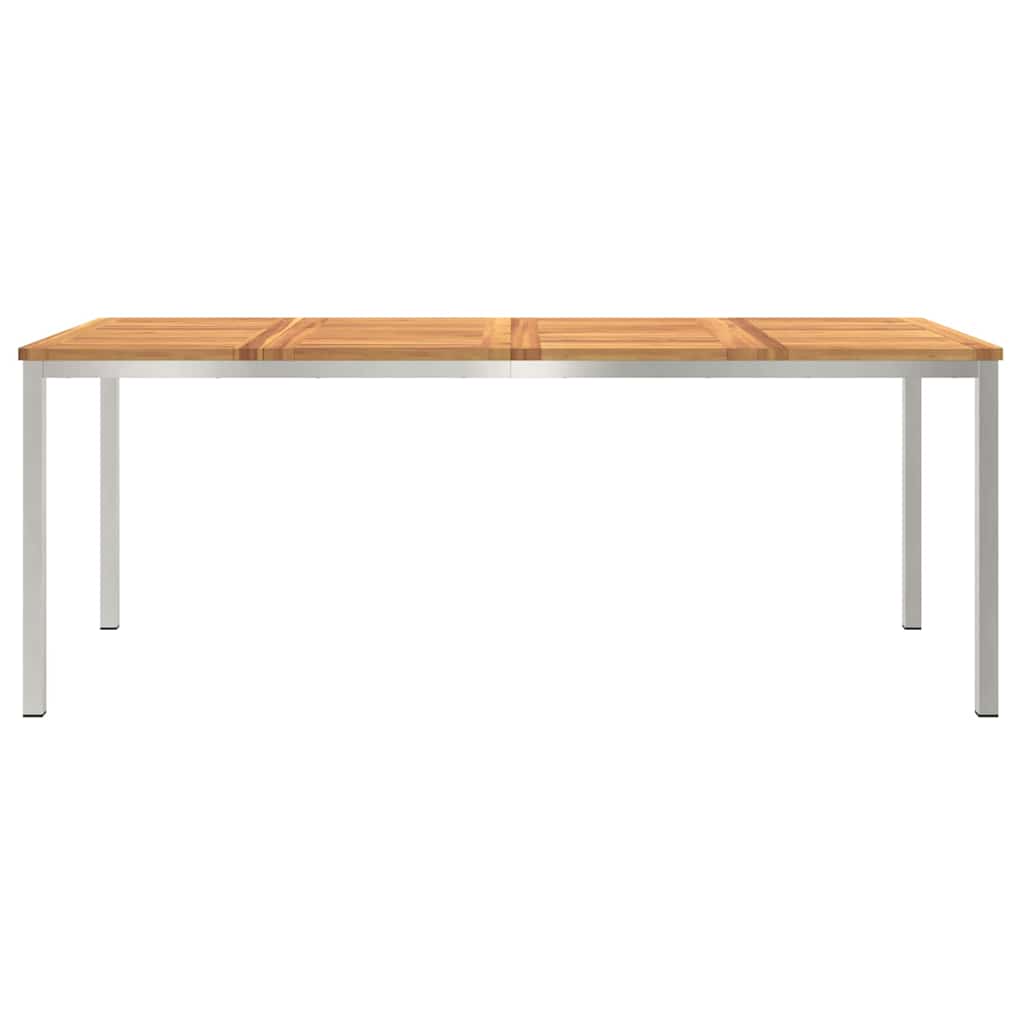 TavolodaPranzo Marrone Legno di Acacia Massello | homemem39