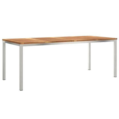 TavolodaPranzo Marrone 200 x 90 x 75 cm Legno di teak solido | homemem39
