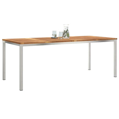 TavolodaPranzo Marrone 200 x 90 x 75 cm Legno di teak solido | homemem39