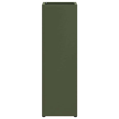 Stand per Ombrelli da Pioggia Oliva 15,5 x 15,5 x 49 cm Acciaio