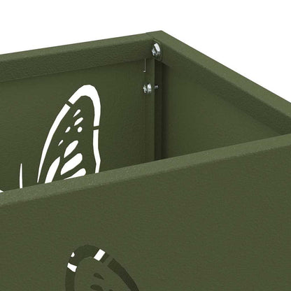 Stand per Ombrelli da Pioggia Oliva 15,5 x 15,5 x 49 cm Acciaio | homemem39