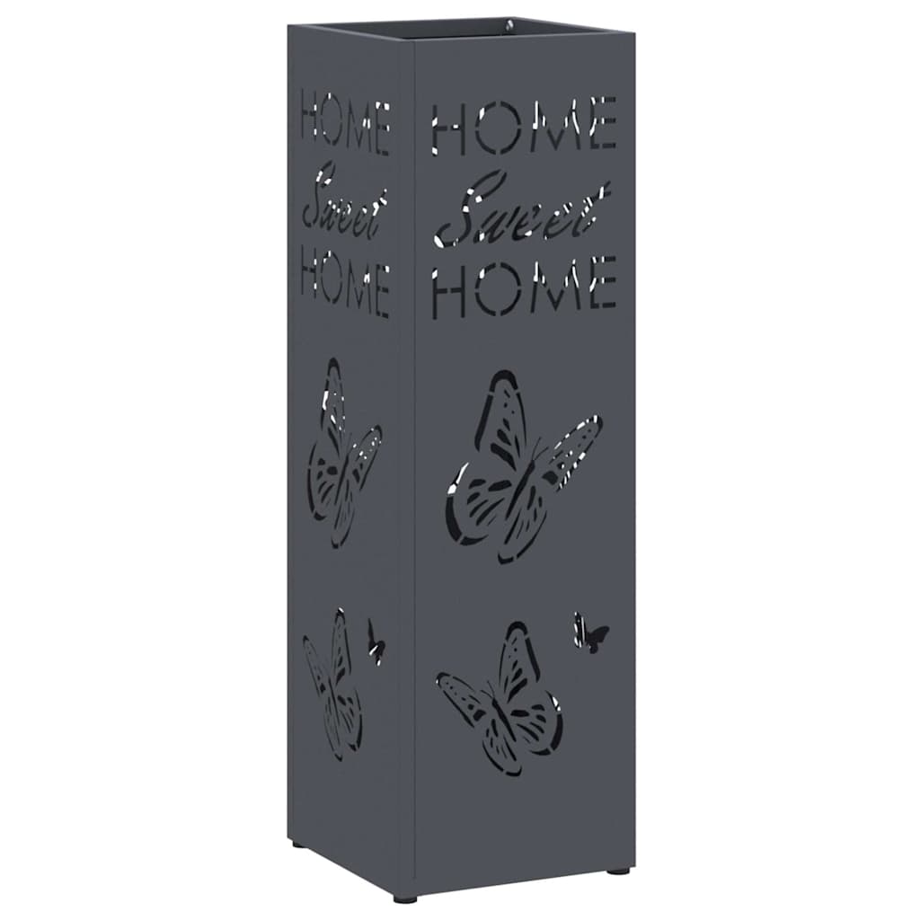Stand per Ombrelli da Pioggia Antracite 15,5 x 15,5 x 49 cm | homemem39