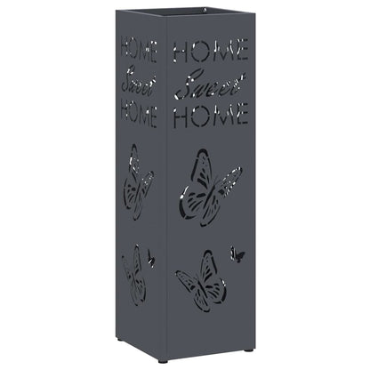 Stand per Ombrelli da Pioggia Antracite 15,5 x 15,5 x 49 cm | homemem39
