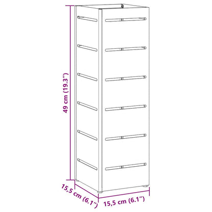 Stand per Ombrelli da Pioggia Bianco 15,5 x 15,5 x 49 cm | homemem39