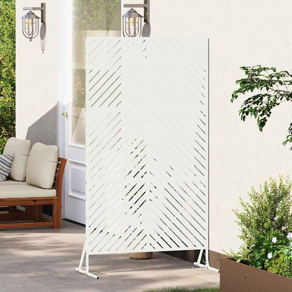 Schermo per Privacy Bianco 100 x 50 x 180 cm Acciaio