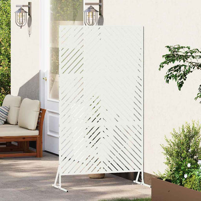 Schermo per Privacy Bianco 100 x 50 x 180 cm Acciaio
