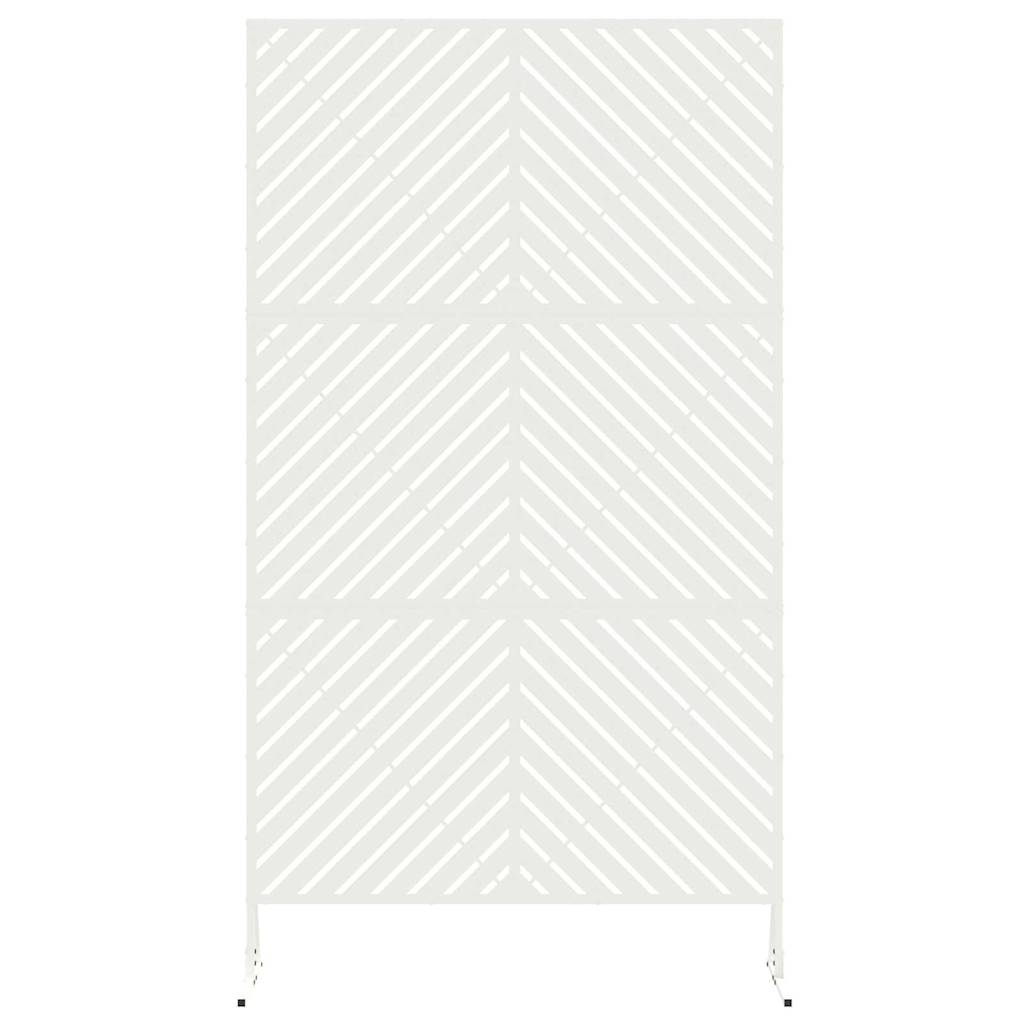 Schermo per Privacy Bianco 100 x 50 x 180 cm Acciaio