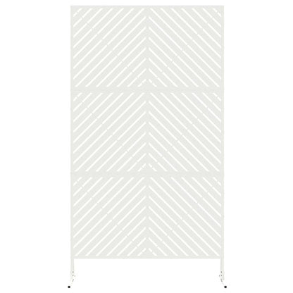 Schermo per Privacy Bianco 100 x 50 x 180 cm Acciaio